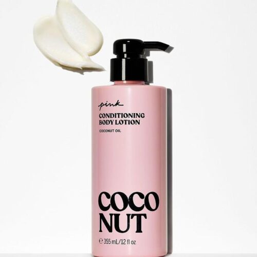 Pink soothing lavender extract coconut oil body lotion