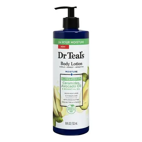 Dr teals glow & hydrate ceramide & avocado oil