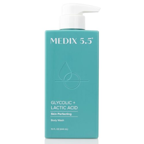 Medix 5.5 glycolic+ lactic acid body wash