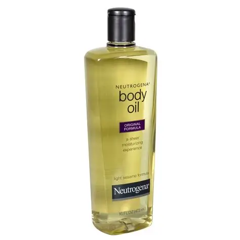 Neutrogena body oil