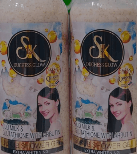 Sk duchess glow (retinol rose) strong whitening & anti-acne 3in1 body wash